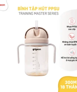 [PPSU] Bình tập uống Pigeon Training Master Series 300ml (18 tháng+)